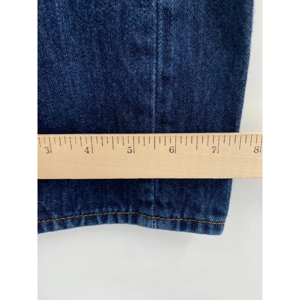Levis 501 Jeans Mens 30x32 Blue Button Fly Straight Leg Dark Wash Denim Pants